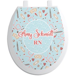 Nurse Toilet Seat Decal (Personalized)