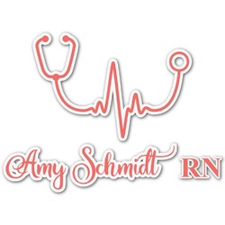 Nurse Graphic Decal - Large (Personalized)