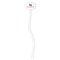 Nurse White Plastic 7" Stir Stick - Oval - Single Stick