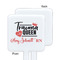 Nurse White Plastic Stir Stick - Single Sided - Square - Approval