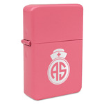 Nurse Windproof Lighter - Pink - Single Sided & Lid Engraved (Personalized)