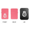 Nurse Windproof Lighters - Pink, Single Sided, w Lid - APPROVAL