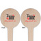 Nurse Wooden 4" Food Pick - Round - Double Sided - Front & Back