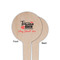 Nurse Wooden 4" Food Pick - Round - Single Sided - Front & Back