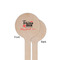 Nurse Wooden 6" Stir Stick - Round - Single Sided - Front & Back