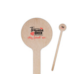 Nurse 7.5" Round Wooden Stir Sticks - Single Sided (Personalized)