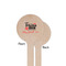 Nurse Wooden 7.5" Stir Stick - Round - Single Sided - Front & Back