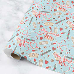 Nurse Wrapping Paper Roll - Small (Personalized)