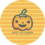 Halloween Pumpkin Multipurpose Round Labels - 1" (Personalized)