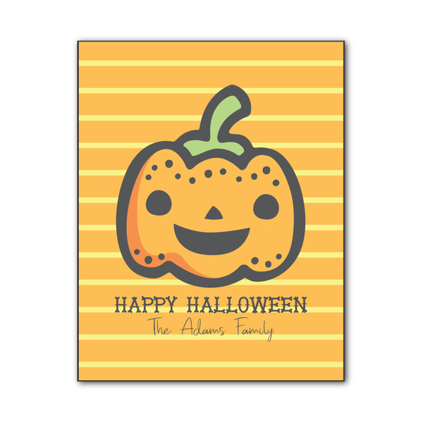 Custom Halloween Pumpkin Wood Print - 11x14 (Personalized)