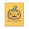 Halloween Pumpkin 11x14 Wood Print - Front View