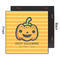 Halloween Pumpkin 12x12 Wood Print - Front & Back View