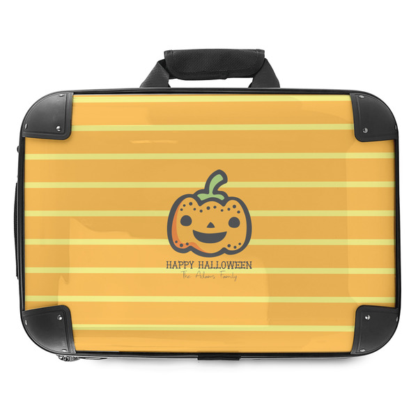 Custom Halloween Pumpkin Hard Shell Briefcase - 18" (Personalized)