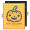 Halloween Pumpkin 20x24 Wood Print - Front & Back View