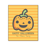 Halloween Pumpkin Wood Print - 20x24 (Personalized)