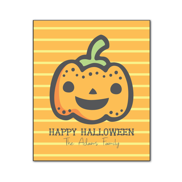 Custom Halloween Pumpkin Wood Print - 20x24 (Personalized)