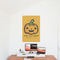 Halloween Pumpkin 24x36 - Matte Poster - On the Wall