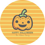 Halloween Pumpkin Multipurpose Round Labels - 3" (Personalized)