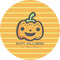 Halloween Pumpkin 3" Multipurpose Round Labels - Single Sticker