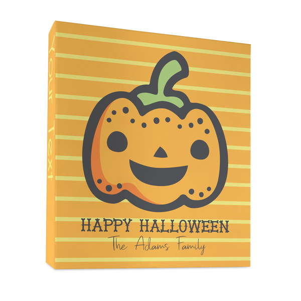 Custom Halloween Pumpkin 3 Ring Binder - Full Wrap - 1" (Personalized)