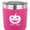 Halloween Pumpkin 30 oz Stainless Steel Ringneck Tumbler - Pink - CLOSE UP