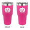 Halloween Pumpkin 30 oz Stainless Steel Ringneck Tumblers - Pink - Double Sided - APPROVAL