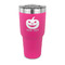 Halloween Pumpkin 30 oz Stainless Steel Ringneck Tumblers - Pink - FRONT