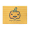 Halloween Pumpkin 5'x7' Patio Rug - Front/Main