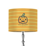 Halloween Pumpkin 8" Drum Lamp Shade - Fabric (Personalized)