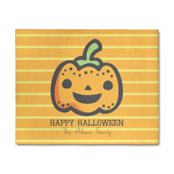 Custom Halloween Pumpkin 8' x 10' Patio Rug (Personalized)