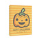 Halloween Pumpkin 8x10 - Canvas Print - Angled View