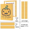 Halloween Pumpkin 8x10 - Canvas Print - Approval