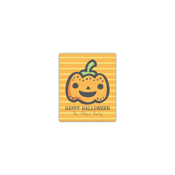 Custom Halloween Pumpkin Canvas Print - 8x10 (Personalized)