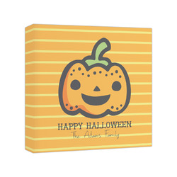 Halloween Pumpkin Canvas Print - 8x8 (Personalized)