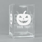 Halloween Pumpkin Acrylic Pen Holder (Personalized)