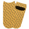 Halloween Pumpkin Adult Ankle Socks - Single Pair - Front and Back