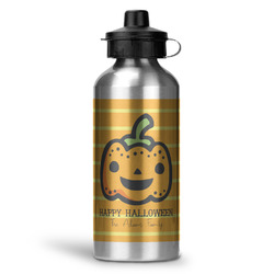 Halloween Pumpkin Water Bottle - Aluminum - 20 oz (Personalized)