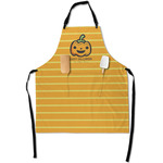 Halloween Pumpkin Apron With Pockets w/ Name or Text