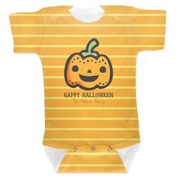 Halloween Pumpkin Baby Bodysuit (Personalized)