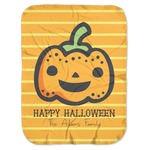 Halloween Pumpkin Baby Swaddling Blanket (Personalized)