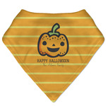 Halloween Pumpkin Bandana Bib (Personalized)