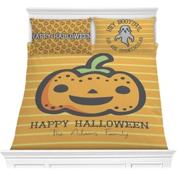 Halloween Pumpkin Comforter Set - Full / Queen (Personalized)