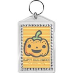 Halloween Pumpkin Bling Keychain (Personalized)