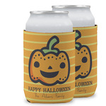 Halloween Pumpkin Can Cooler (12 oz) w/ Name or Text