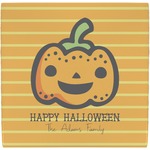 Halloween Pumpkin Ceramic Tile Hot Pad (Personalized)