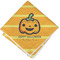 Halloween Pumpkin Cloth Napkins - Personalized Lunch (Folded Four Corners)