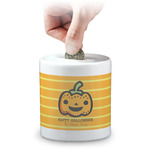 Halloween Pumpkin Coin Bank (Personalized)