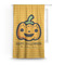 Halloween Pumpkin Custom Curtain With Window and Rod