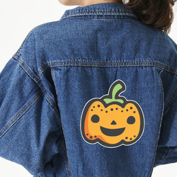 Halloween Pumpkin Large Custom Shape Patch - 2XL