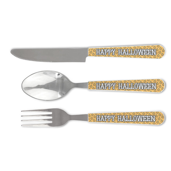 Custom Halloween Pumpkin Cutlery Set (Personalized)